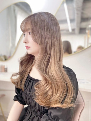 《三宅悠斗》ミルクティーカラー/大宮/ブリーチ