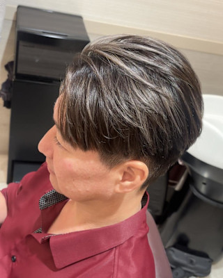 【メンズ】白髪ぼかしハイライト