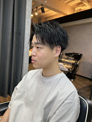 神田脩弥/刈り上げアップバング/大宮