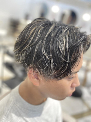 大宮/カット/短髪/毛流れ/センターパート