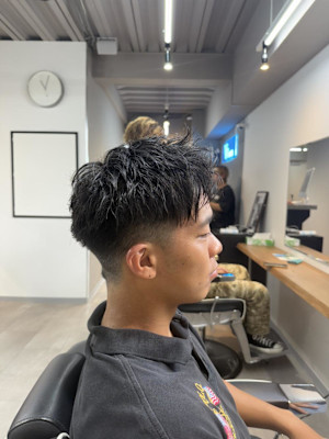 大宮/カット/短髪/毛流れ/センターパート