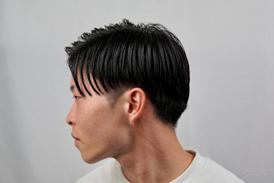 ツーブロック七三スタイル