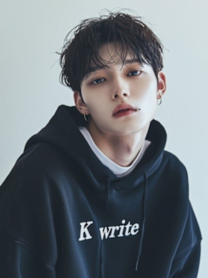 韓国風 メンズショート マッシュ センターパート