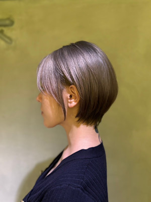 ダブルカラー☆オトナ可愛い丸みショート