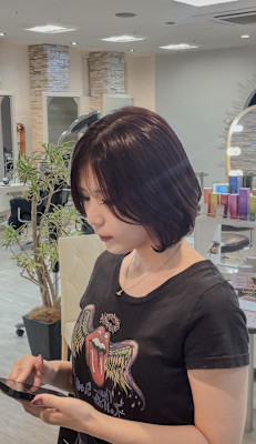 大人可愛い◎小顔見せレイヤーボブ