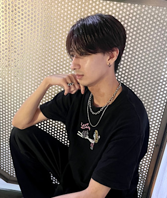 毛流れセンターパート