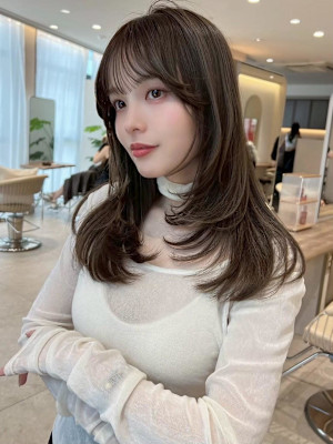 髪質改善＊ミディアムヘア艶カラー＊美髪【Zina渋谷神南】