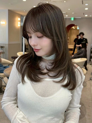 髪質改善＊ミディアムヘア艶カラー＊美髪【Zina渋谷神南】