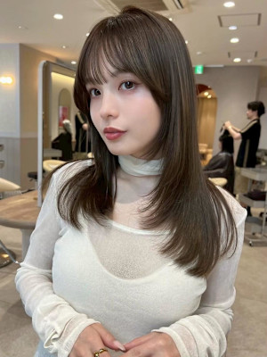 髪質改善＊ミディアムヘア艶カラー＊美髪【Zina渋谷神南】