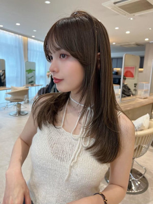 髪質改善＊ミディアムヘア艶カラー＊美髪【Zina渋谷神南】