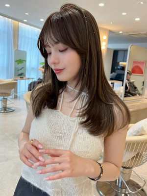 髪質改善＊ミディアムヘア艶カラー＊美髪【Zina渋谷神南】