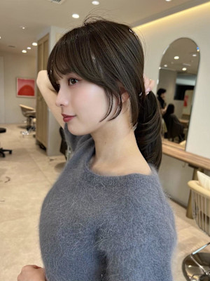 髪質改善＊ミディアムヘア艶カラー＊美髪【Zina渋谷神南】