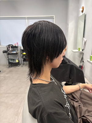 ウルフ/ウルフカット/メンズウルフ/マッシュウルフ