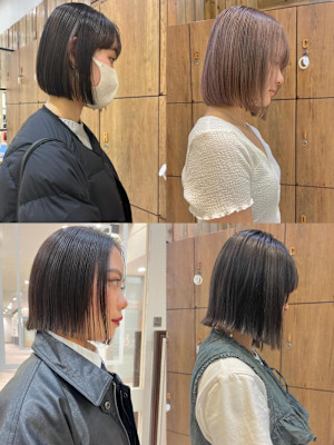 【黒田】ミニボブ/ボブ/リップラインボブ