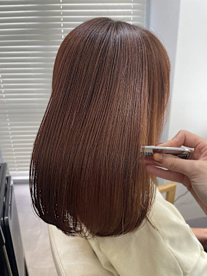 髪質改善アプリコットベージュ