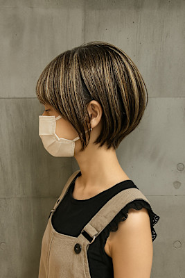 【白髪ぼかし×ショートボブ】小田急相模原