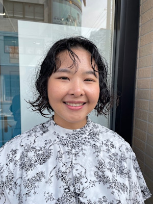 クセを活かすボブ