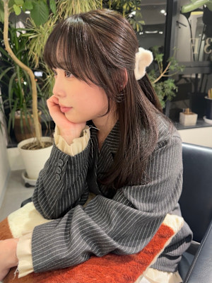 アレンジしても可愛いレイヤースタイル