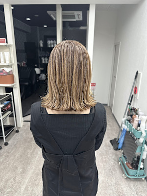 Louer hairmake×切りぱっなしボブ