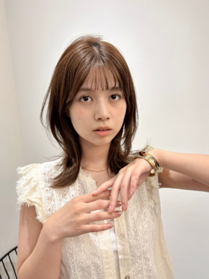 レイヤーカット/レイヤー/くびれミディ/髪質改善