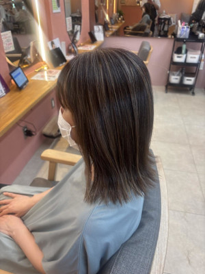 目立ちすぎないハイライト