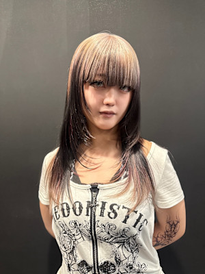 ルーツカラー　ケアブリーチ　ブリーチカラー　原宿/表参道