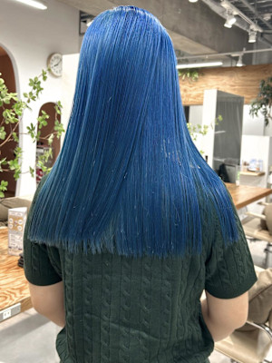 hinari/ブルーカラー/スカイブルー/ハイトーンロング