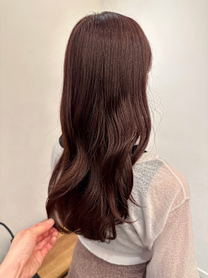 池袋 髪質改善 つや髪 ピンクブラウン♪