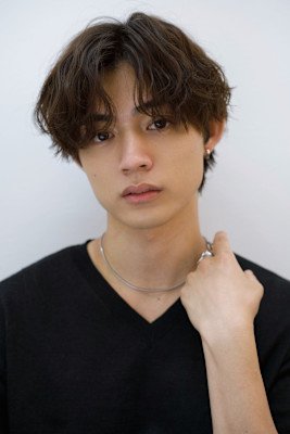 メンズヘア　シャドウパーマ　