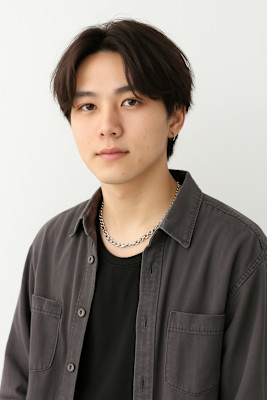 Men'sセンターパート　韓国　ビジネスマンにも◎