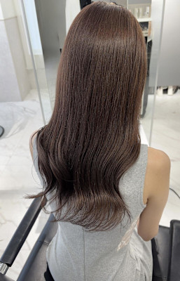 髪質改善カラー/イエベ秋/マロンベージュ