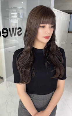 髪質改善カラー/イエベ秋/マロンベージュ