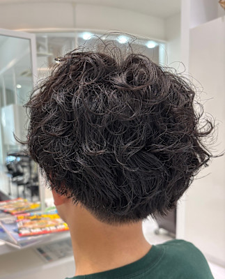 メンズスパイラルパーマ