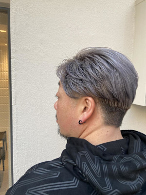 メンズ☆ブリーチ×グレージュ