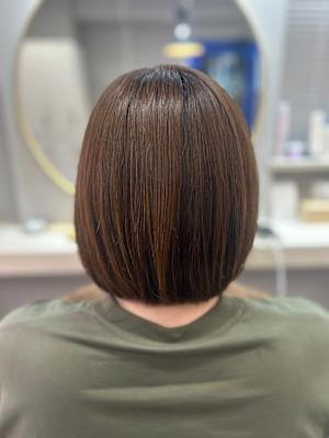 ツヤツヤまとまるショートボブ♪