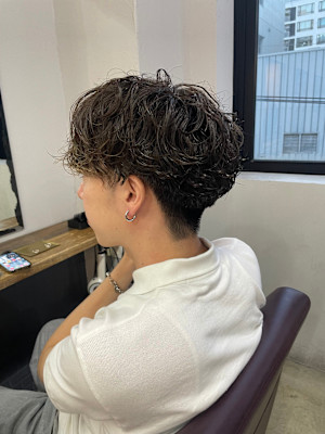 マッシュ×シャドウパーマ