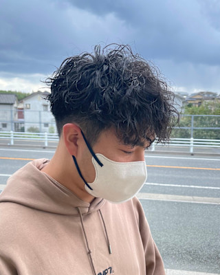 メンズツイストスパイラルパーマ