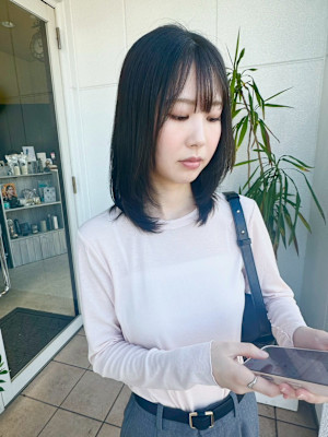 【ふみ】レイヤーカット/ミディアムヘア