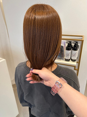 福井/大和田/ブリーチなしダブルカラー/ハニーベージュ