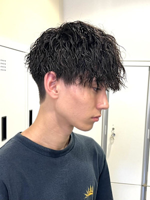 【平山明樹】縦落ちスパイラルパーマ