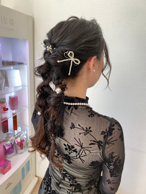 あみおろし/パーティーヘア