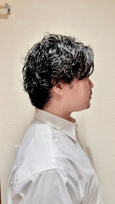 銀座八×ロッドパーマ×ビジネスマン