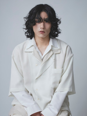 メンズボブパーマ