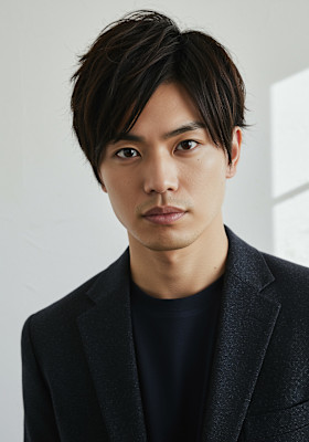 Men'sセンターパート　韓国　ビジネスマンにも◎