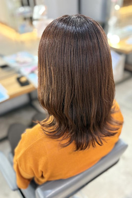 オレンジ/ブラウン