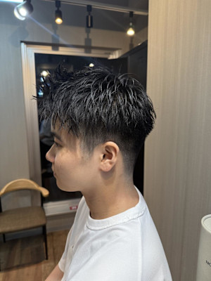 大宮/カット/短髪/毛流れ/センターパート