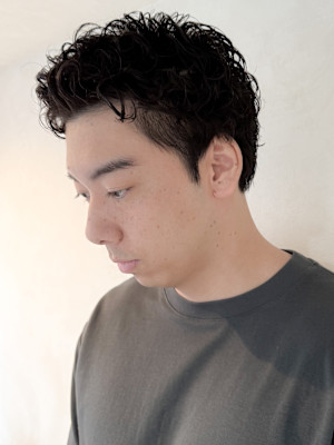 【メンズスパイキーショート×スパイキーパーマ】