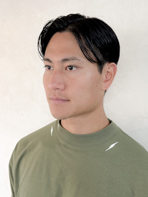 【メンズナチュラルセンターパート】