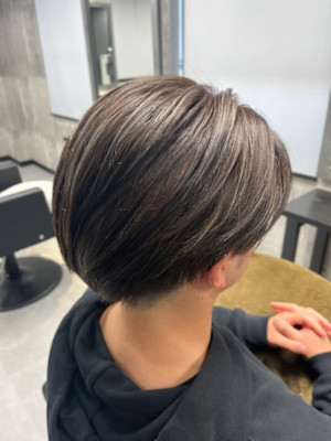 ☆メンズブリーチデザイン×エアータッチハイライト