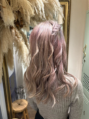 ふわふわハーフアップ♪